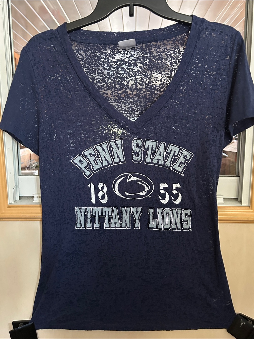 Pro Edge Navy Penn State Nittany Lions V-Neck Tee